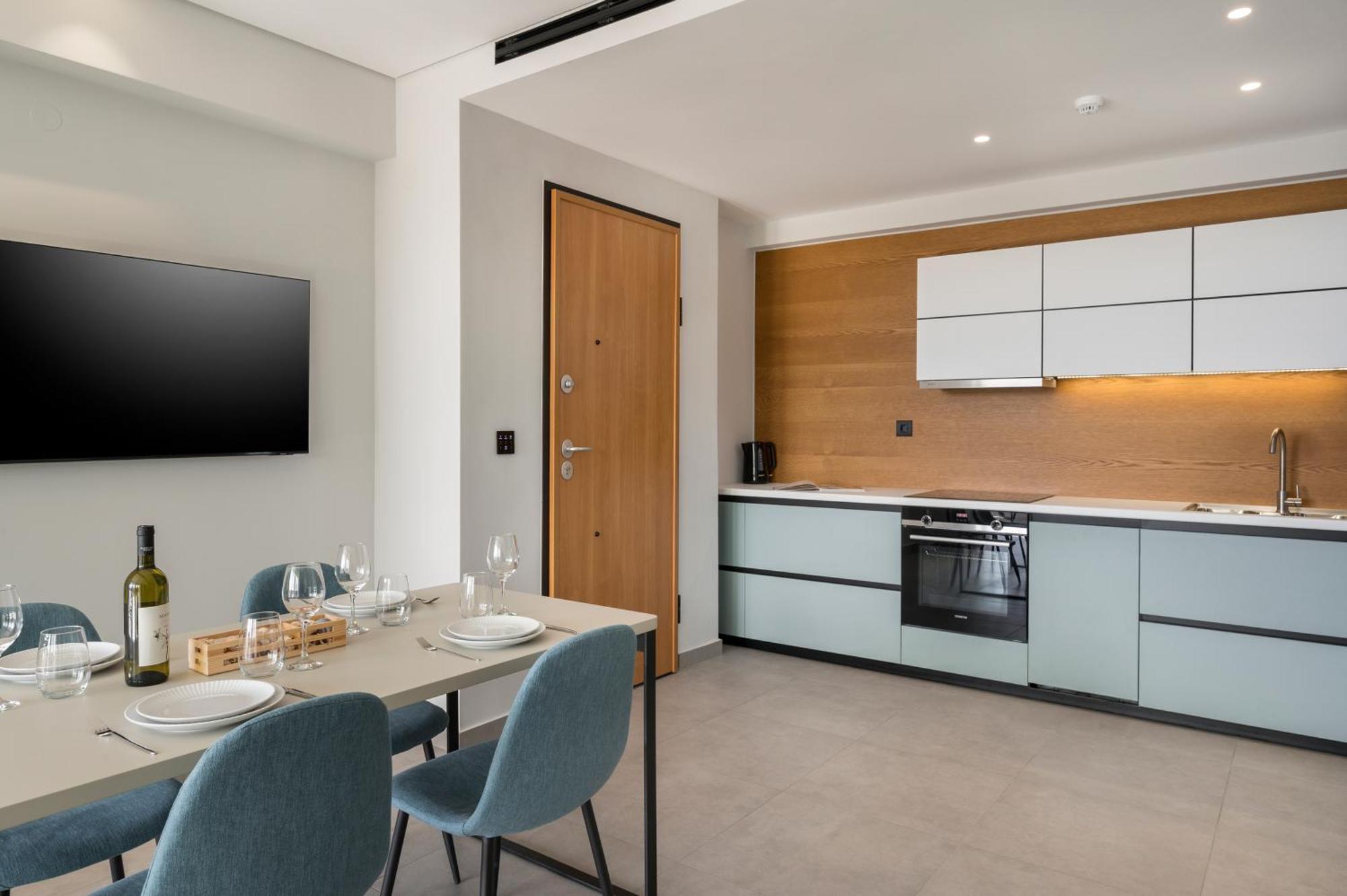 Ostrakon Suites Agia Marina Dış mekan fotoğraf